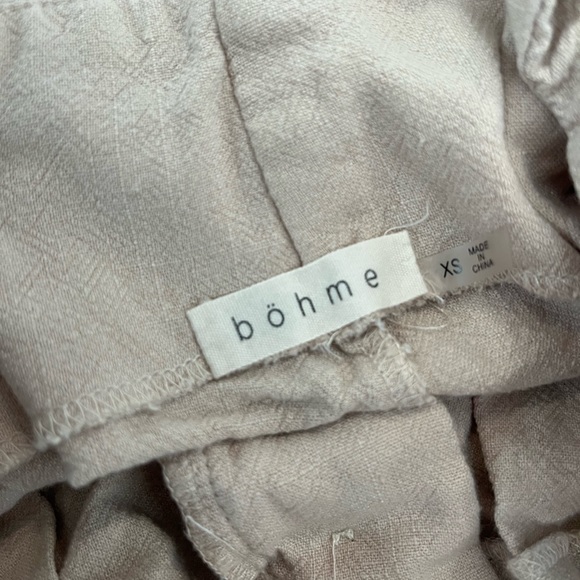 Bohme button up and tie shorts. XS. - Picture 3 of 3